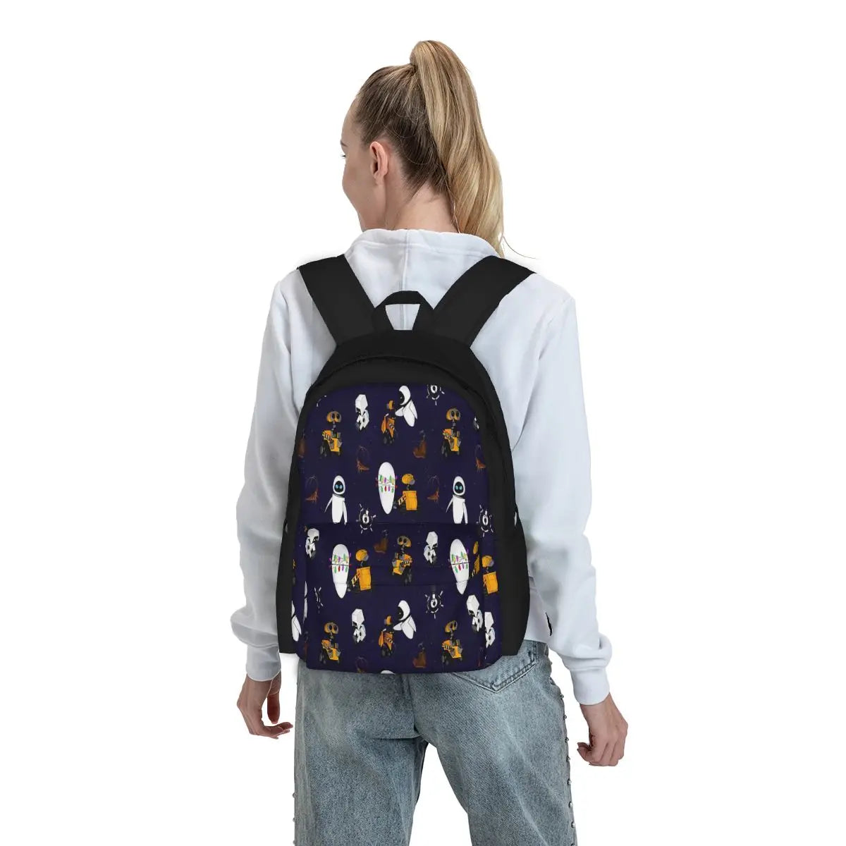 Robots In Space Backpacks Men's Backpacks Bags For Women Men's Bag Women's ...
