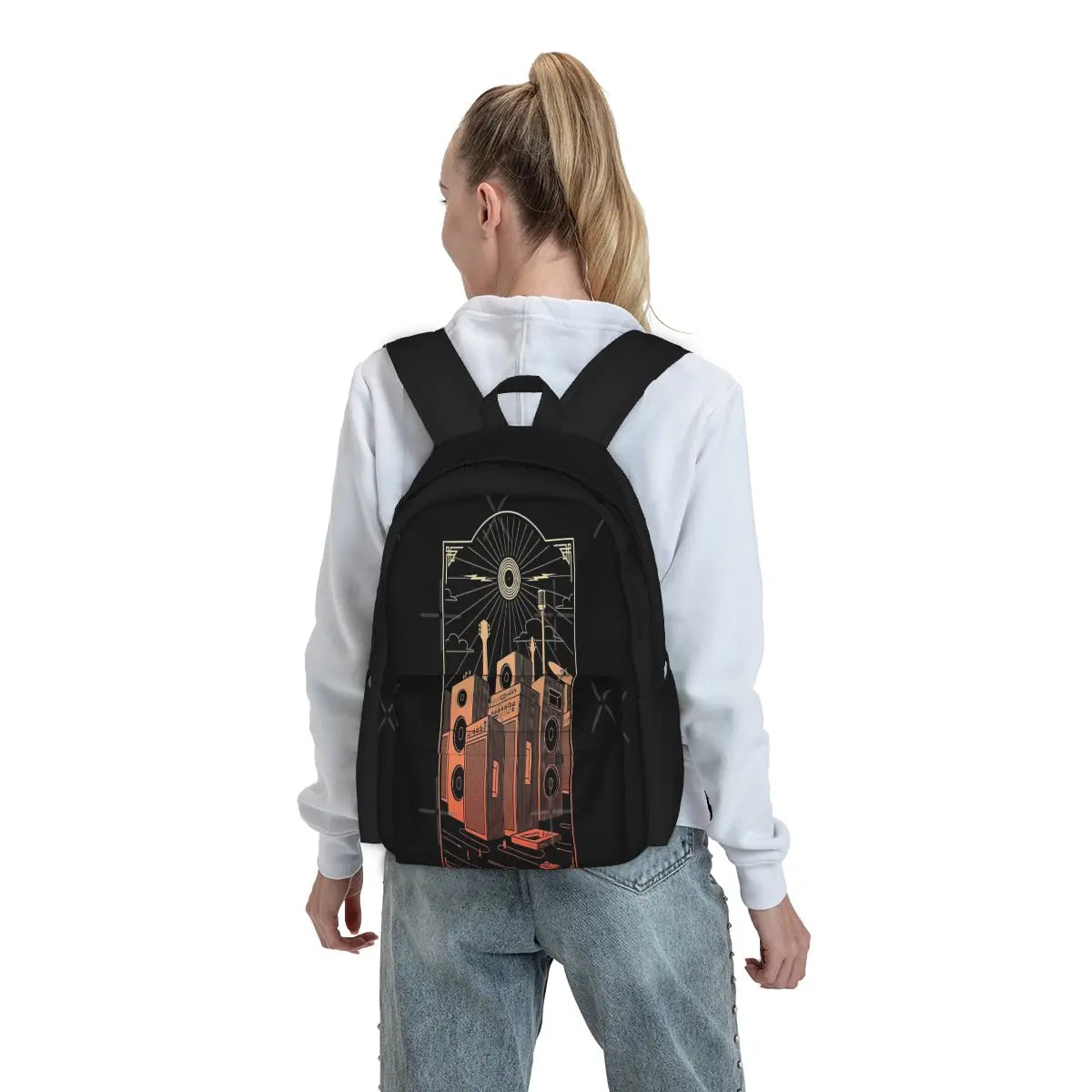Rock City Backpacks Men's and Women's School Bags