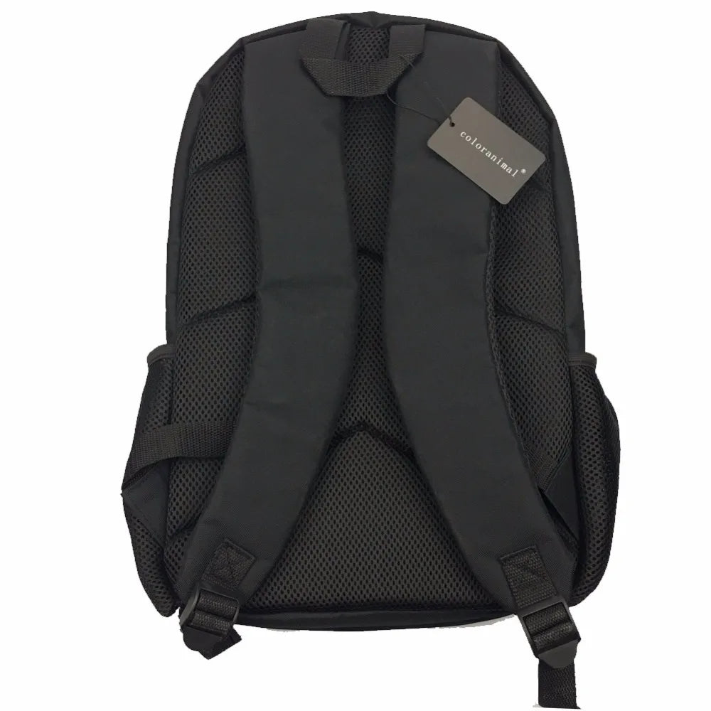 Rock Guitar Instruments Printed School Bags for Teens Boys Girls Backpack