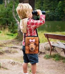 Rock Music Pattern Shoulder Messenger Bag for Girls Crossbody Phone Bag