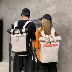 Large Capacity Bucket Backpack for Travel Sports Outdoor