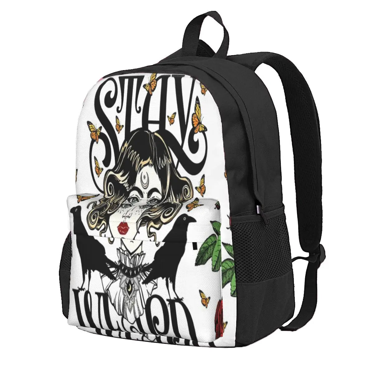 Rose And The Ravens Stay Backpacks Men's Backpacks Bags For Women Female Bag Wom
