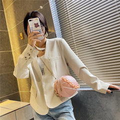 Acrylic Chain Hand Bags Basketball Crossbody Bag