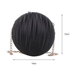 Round Shoulder Bags for Women Small Crossbody Bag Fashionable Decoration
