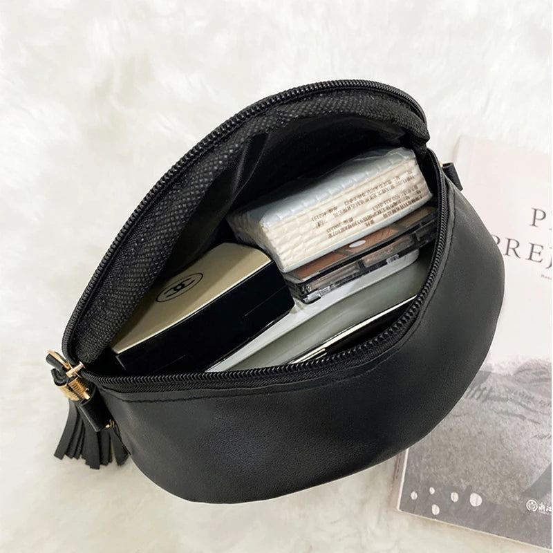 Round Handbags Bag High PU Leather Women Crossbody Bags For Women Chain Shoulder