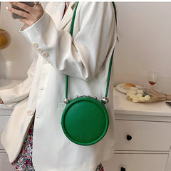 Leather Crossbody Sling Bag for Women Summer Shoulder Handbag