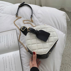Mini PU Crossbody Bag for Women Chain Handbag