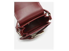 Round Saddle Bag for Women Crossbody Bags Ladies Handbag Totes