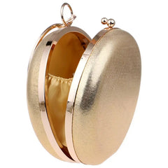Round Women Evening Bags Diamonds Clutch Chain Shoulder Bags