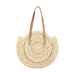 Vintage Straw Beach Bag Rattan Bohemian Summer Shoulder Bag