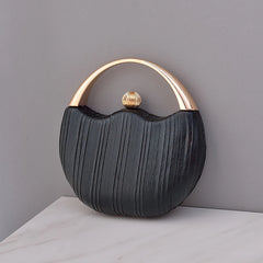 Round Women Handbags Ladies Party Clutch Wedding Purses Circle Crossbody Bags