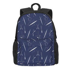 Rowing Club Navy Backpacks for Men and Women