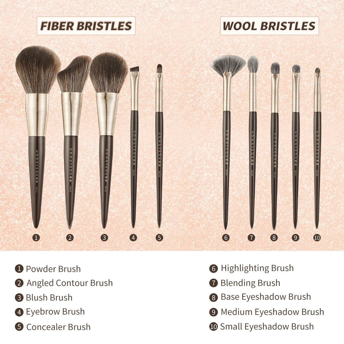 Makeup Brush with Storage & Organizer