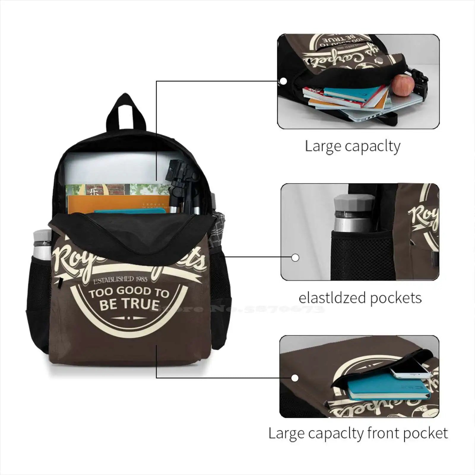 Roy'S Carpets Bag Backpack Morty Smith Cartoon