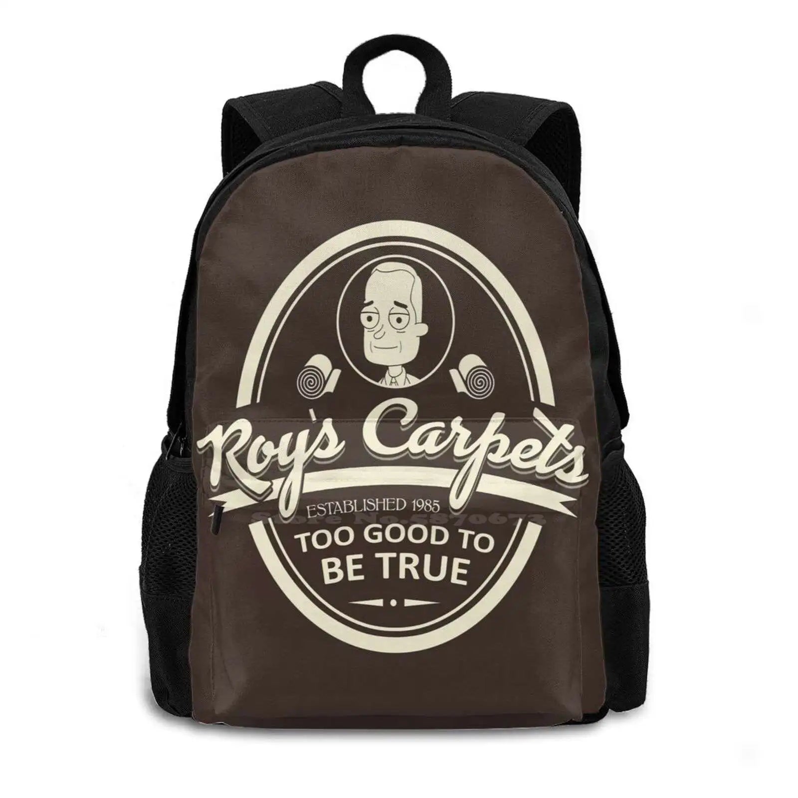 Roy'S Carpets Bag Backpack Morty Smith Cartoon