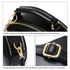 Women Shoulder Bags PU Leather Full Moon Candy Cat