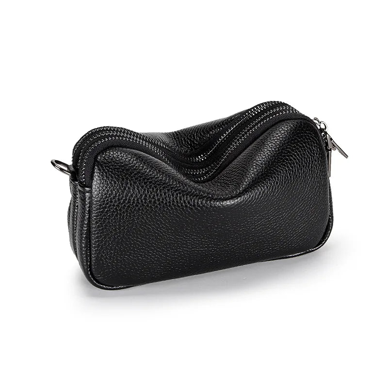 Small Cow Leather Crossbody Shoulder Bag for Women