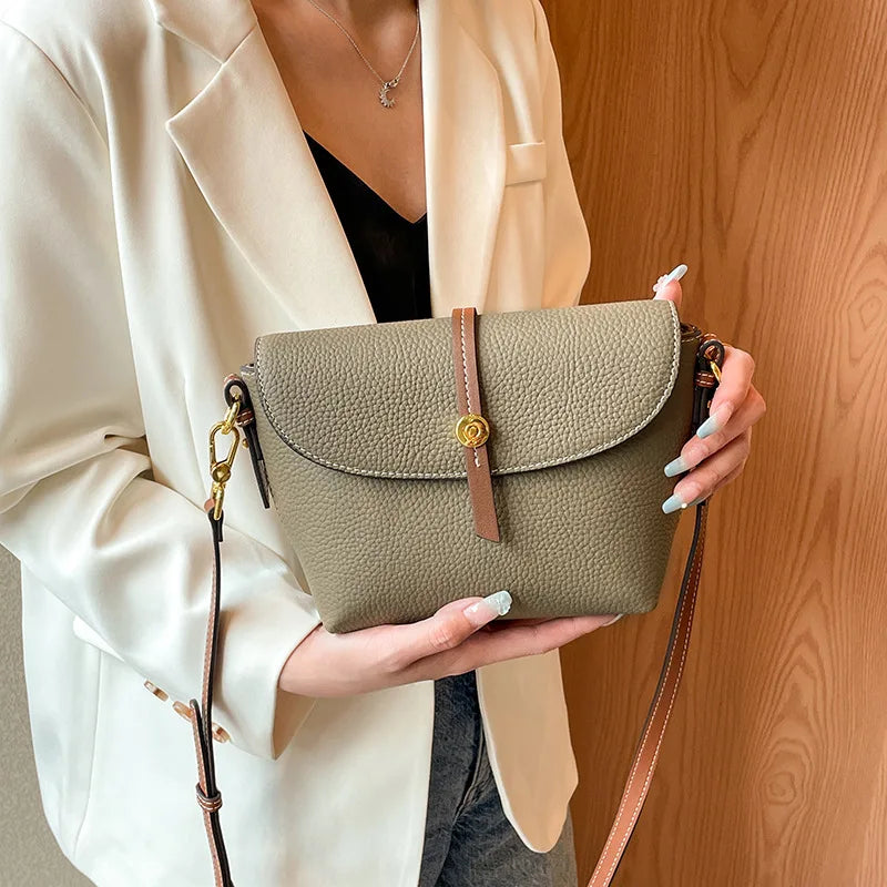 Women's Royal Leather Shoulder Bag Casual Crossbody