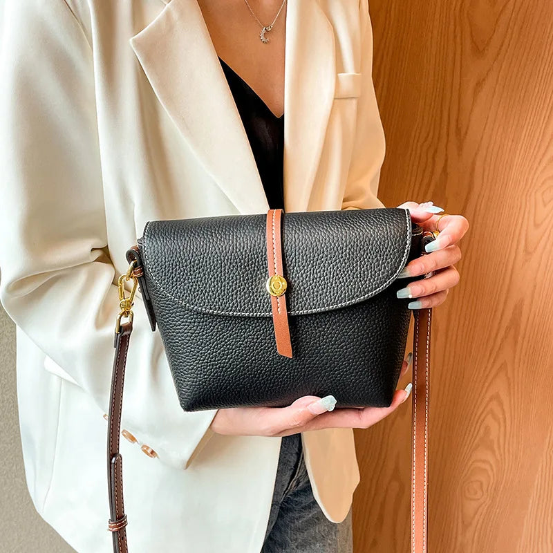 Women's Royal Leather Shoulder Bag Casual Crossbody