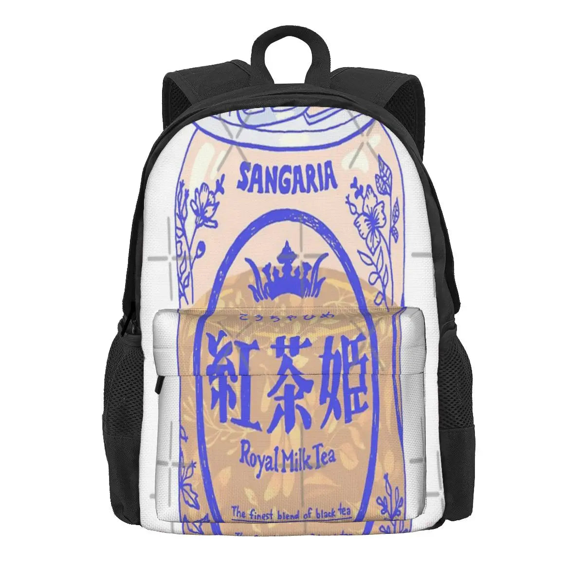 Royal Tea Men's Backpack Harajuku Bag School Girl
