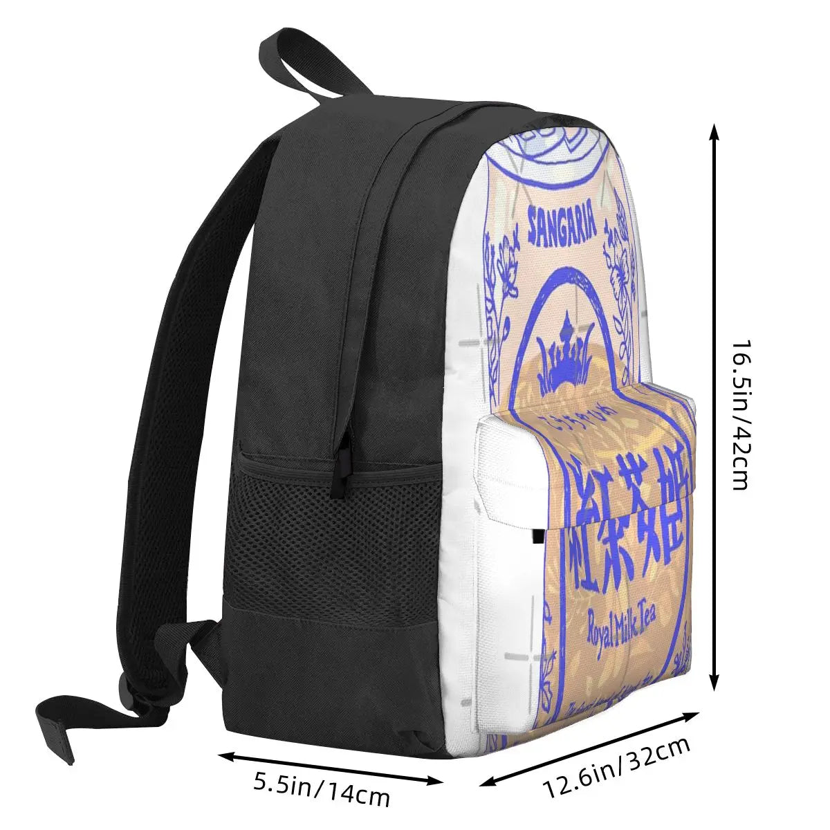 Royal Tea Men's Backpack Harajuku Bag School Girl