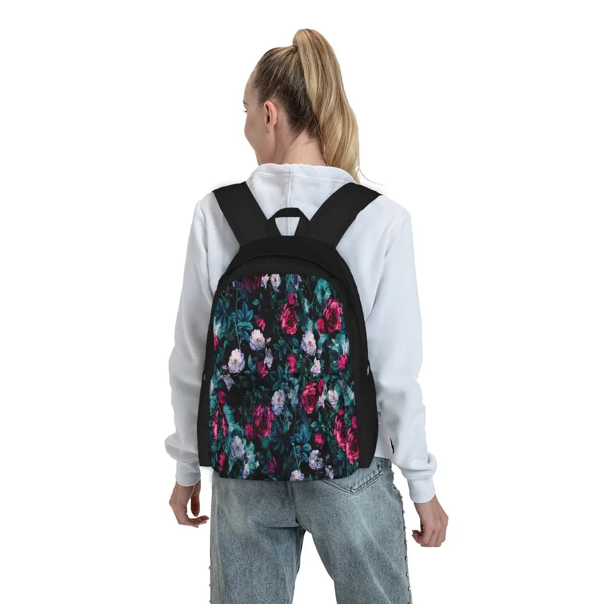 Rpe Floral Abstract Iii Backpacks Men's Backpacks Bags For Women Retro Backpack