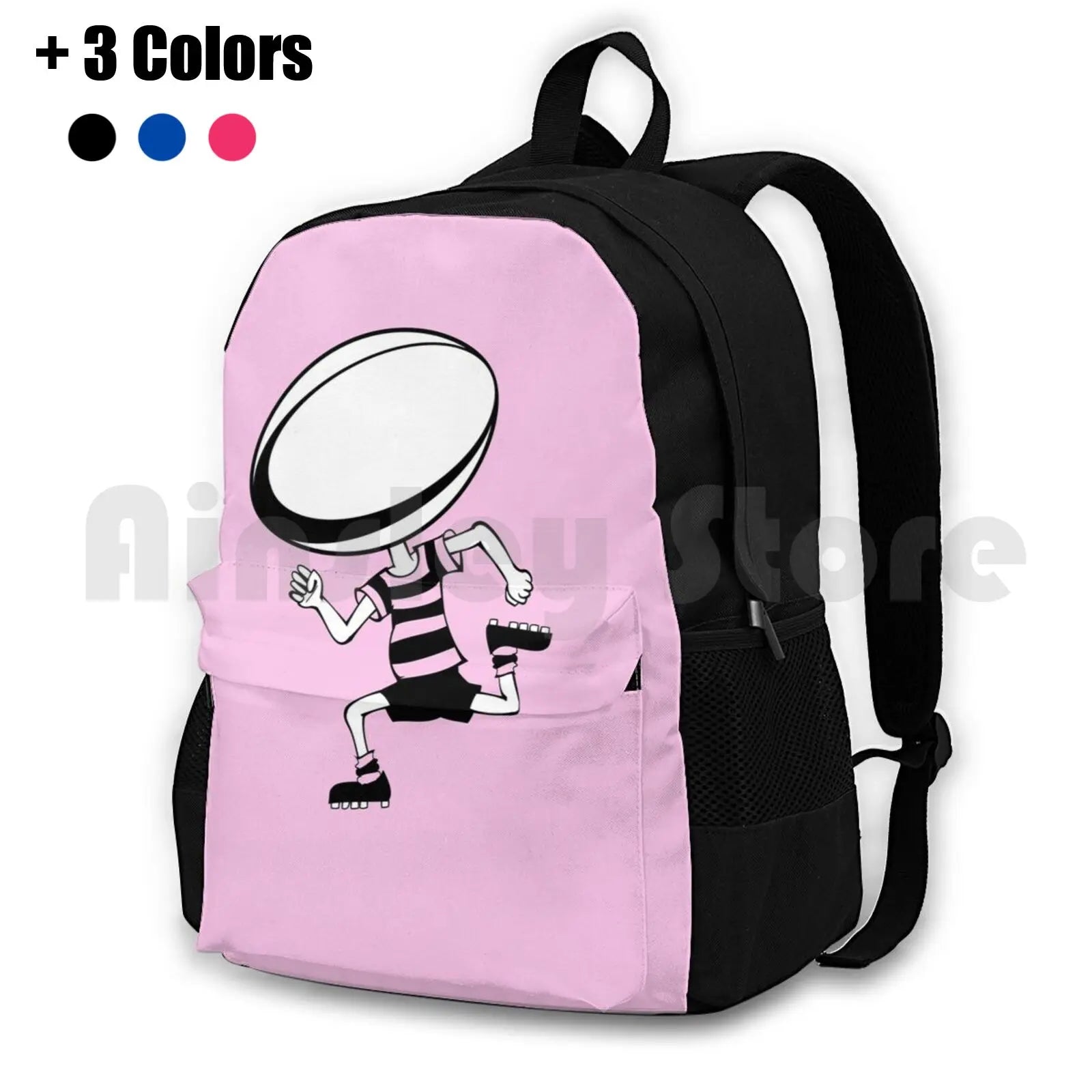 Rugby Girl Outdoor Hiking Backpack Climbing Sports Bag Kids