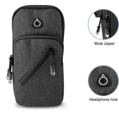 Running Arm Band Bag Zipper for Outdoor Gym, Mobile Phone Holder