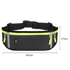 Waterproof Running Bag Waist Sports Phone Bag Gym Bag Hold Water Cycling Phone C