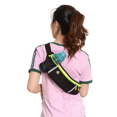 Unisex Running Belt with Water Bottle Waist Pack for Women