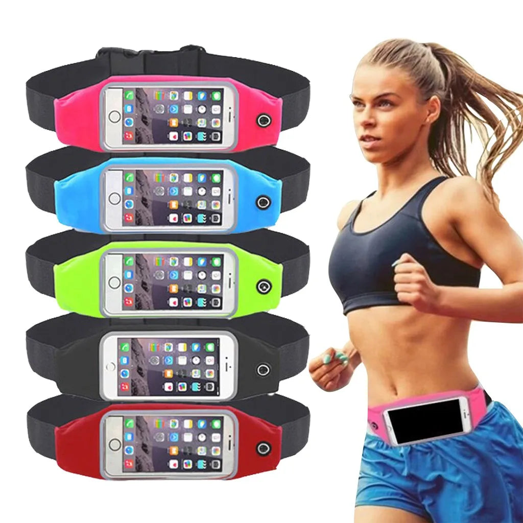 Sports Bum Belt Waist Pack Travel Zip Pouch Phone Waterproof Fanny Pack