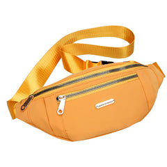 Womens Sports Mobile Phone Chest Crossbody Sling Waterproof Nylon Bag