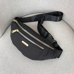 Womens Sports Mobile Phone Chest Crossbody Sling Waterproof Nylon Bag