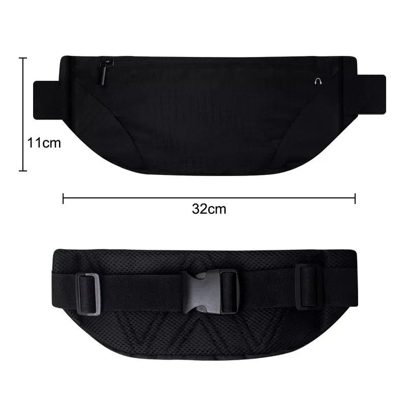 Running Waist Bag Sports Belt Pouch Mobile Phone Case Men Women Hidden Pouch