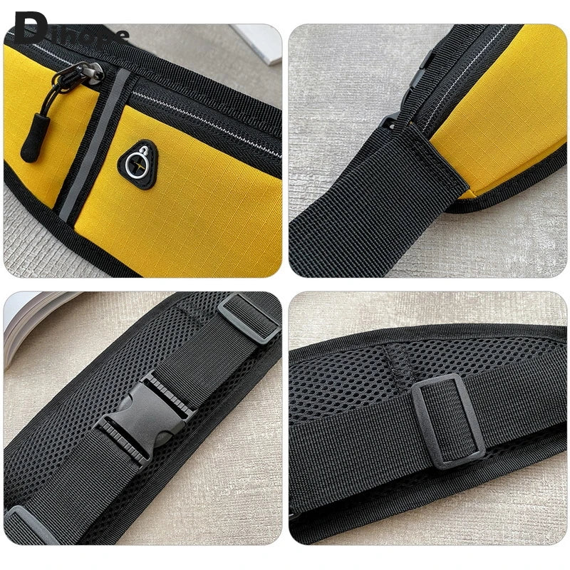 Running Waist Bag Sports Belt Pouch Mobile Phone Case Men Women Hidden Pouch Gym