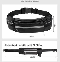 Waterproof Running Waist Bag Gym Belt Phone Holder Women Men