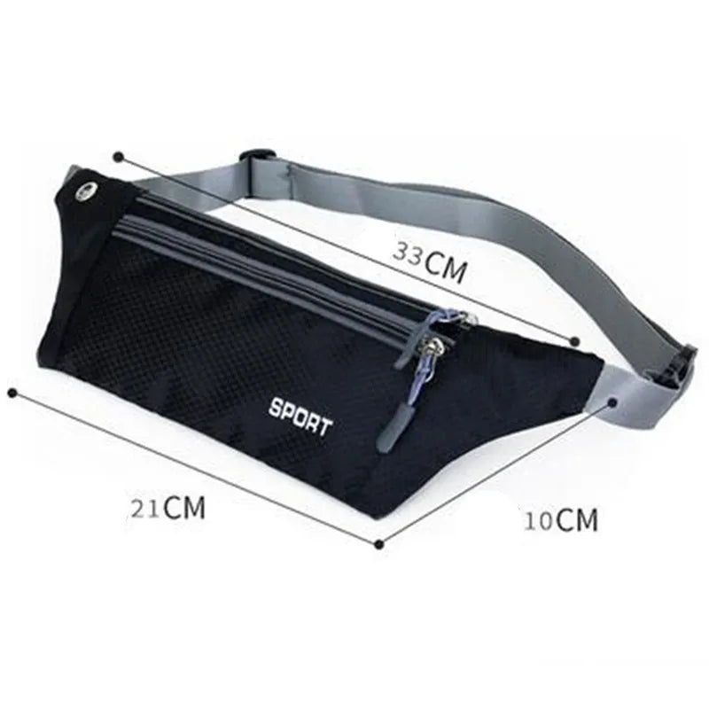 Waterproof Running Waist Bag Sports Belt Gym Phone Holder Men Women