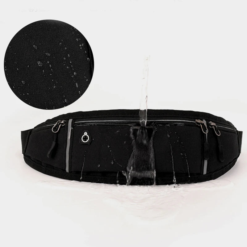 Waterproof Sports Gym Mobile Phone Bag Hidden Pouch Waist Pack