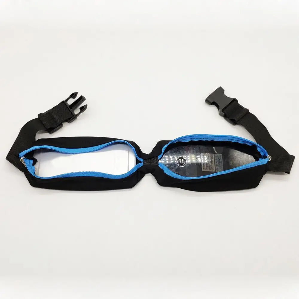Waterproof Running Waist Bag Double Pocket Phone Outdoor Sports Bag