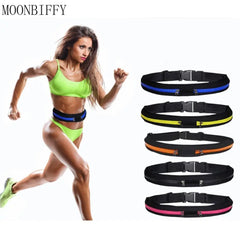 Waterproof Running Waist Bag Double Pocket Phone Outdoor Sports Bag