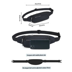 Running Waist Pack Crossbody Wallet Pouch Belt Fitness Bag
