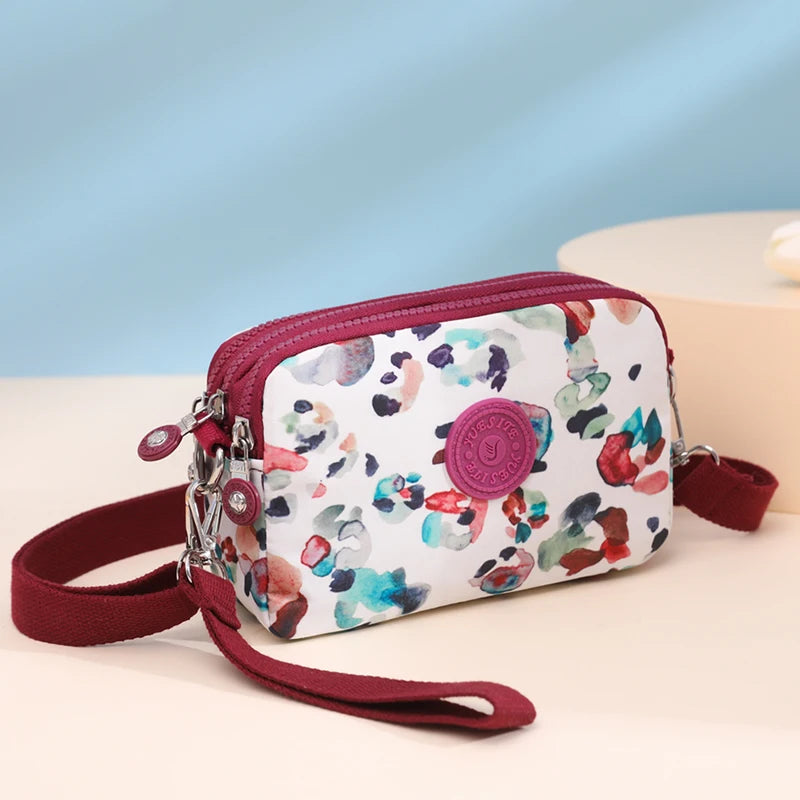 Rural Floral Style Mini Shoulder Bag Waterproof Handbag