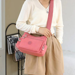 Rural Style Cloth Crossbody Women Shoulder Bag Nylon Waterproof Handbag