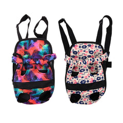 S/M/L Canvas Dog Carrier Outdoor Travel Dog Backpack Front Pet Bags