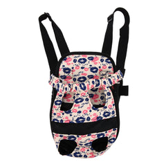 S/M/L Canvas Dog Carrier Outdoor Travel Dog Backpack Front Pet Bags
