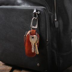 Vintage Style Leather Key Chain Men's Waist Car Key Chain
