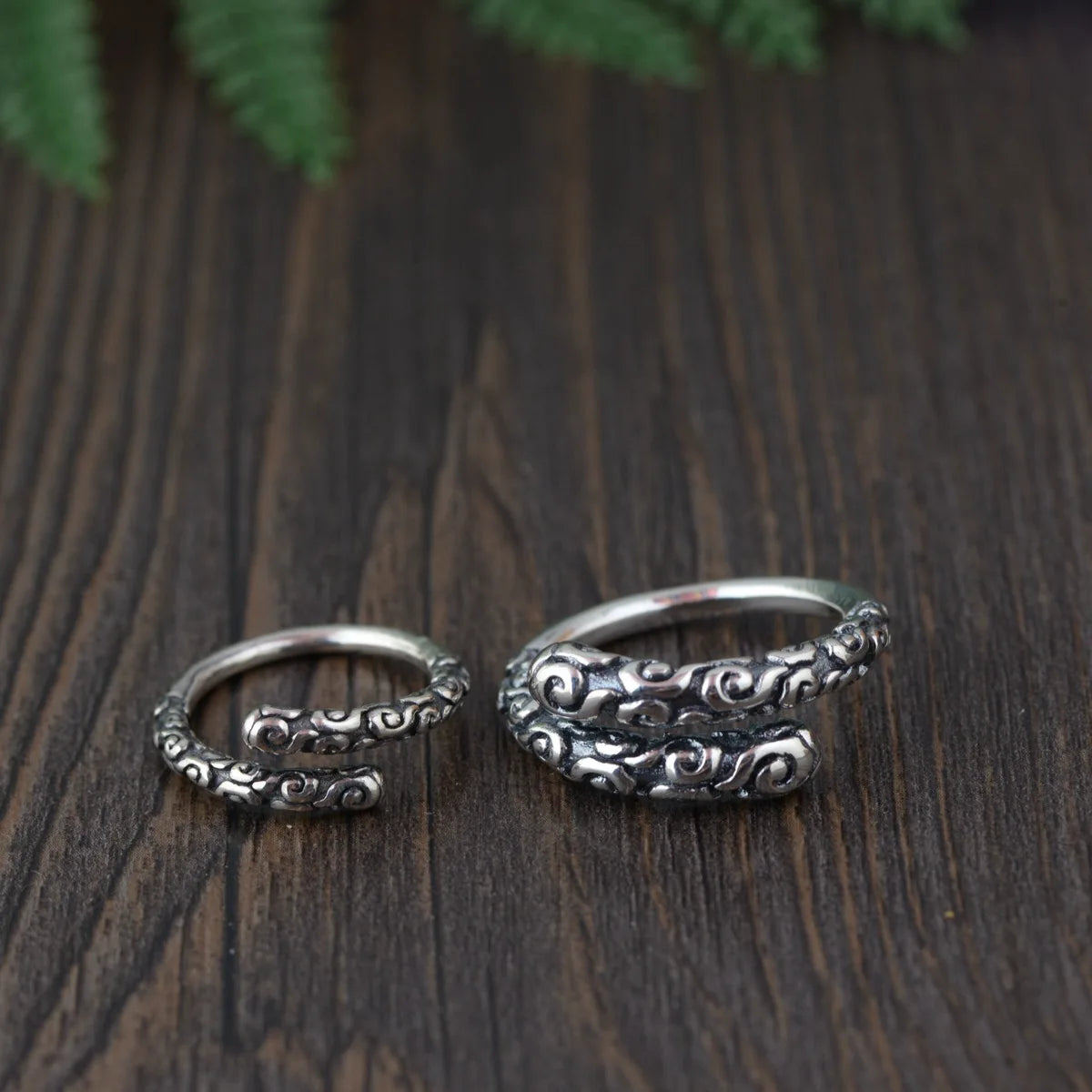 S990 Thai Silver Vintage Style Ring for Women