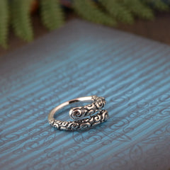 S990 Thai Silver Vintage Style Ring for Women