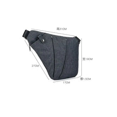 Unisex Anti-Theft Shoulder Bag Hidden Breast Package For Men