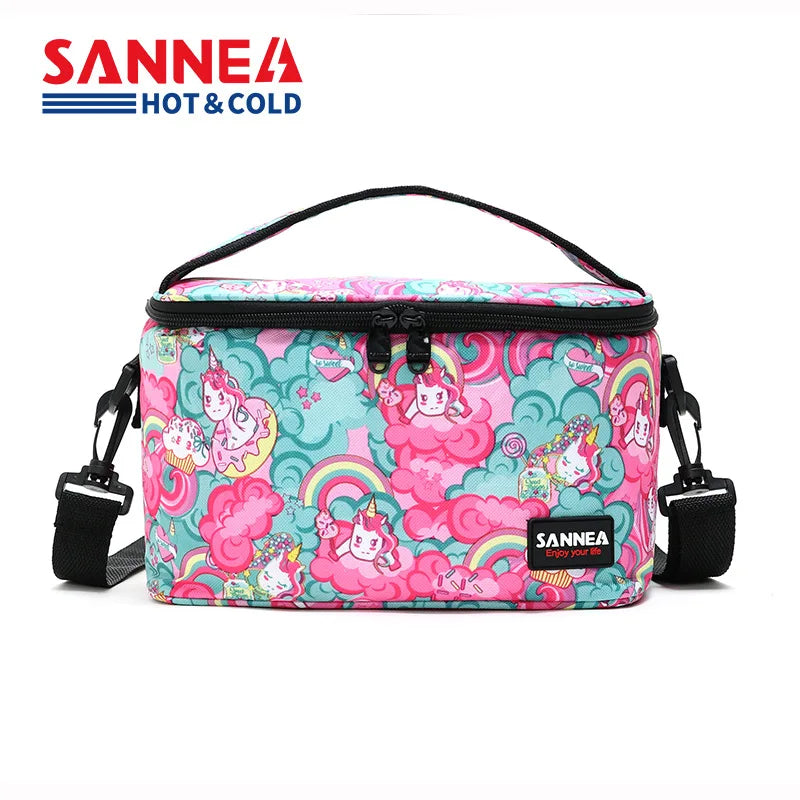 5L Thermo Cooler Bag Cartoon Portable Waterproof Ice Bag Insulated Lunch Box